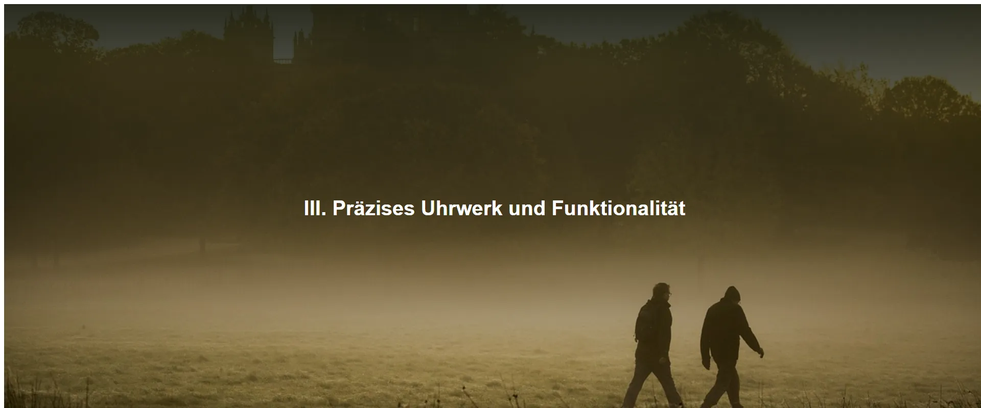 Präzises Uhrwerk und Funktionalität